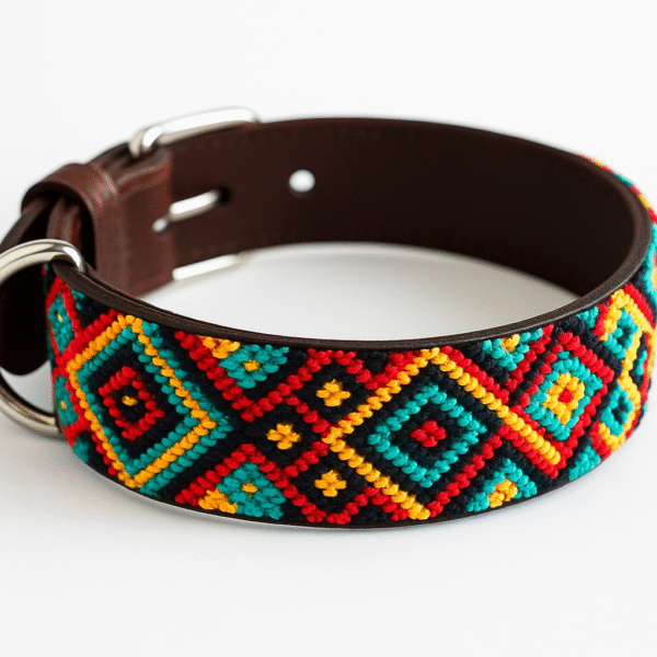 Collar estilo Huichol con airtag - Image 2